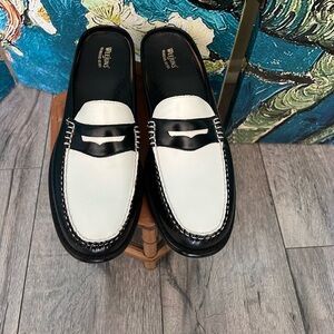 Vintage G .H Bass Weejuns loafer mule